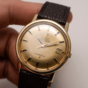 Omega Constellation chronomètre automatique or jaune 18kt -1966-