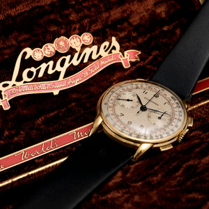 Longines  Chronographe Flyback 13ZN Or Jaune 18Kts -1948- Réf.5448  Cal.13ZN -1948-