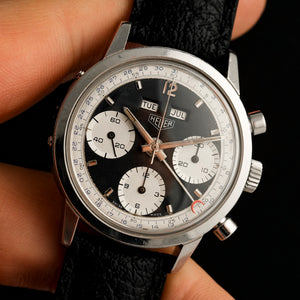Heuer Carrera Dato 12 Chronographe Triple Date Acier inoxydable -1965-