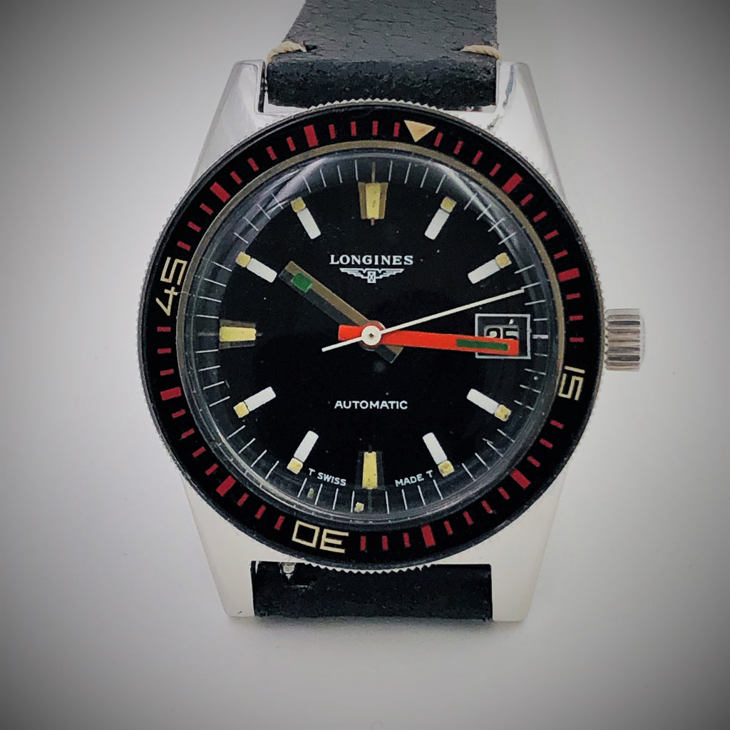 Longines skin diver acier r f rence 8248 1 calibre 506 1968