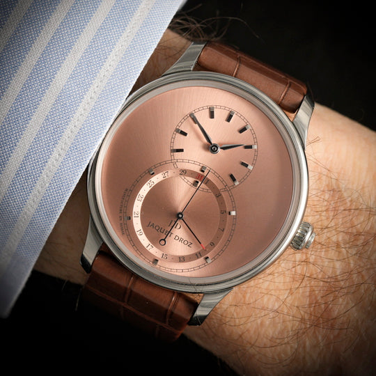 Jaquet Droz Grande Seconde Quantiéme 41 mm -2021-  Réf. J007020247  Cal. Jacquet Droz 2660Q2  -2021-