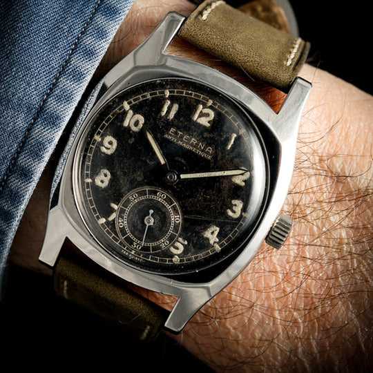 Eterna  Majetek WWII Czech Air Force -1939-  Réf. 3582  Cal. 852  -1940-