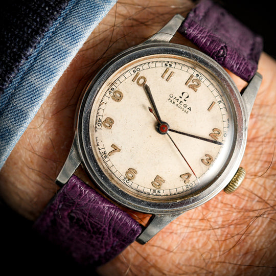 Omega Naiad Medicus acier réf. CK 2064 Cal. 23-4 SC -1939-
