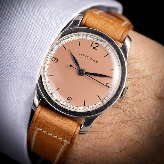 Longines Calatrava "Salmon Dial" -1941-  Réf. 3861  Cal. 12.68Z  -1941-