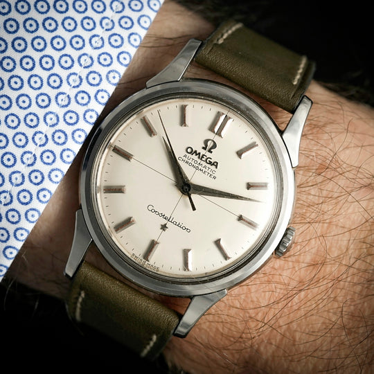 Omega Chronomètre Constellation acier automatique -1960-  Réf. 14381 6 SC  Cal. 551  -1960-