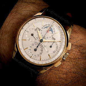 Universal Genève Chronographe Tri Compax calendrier complet phases d