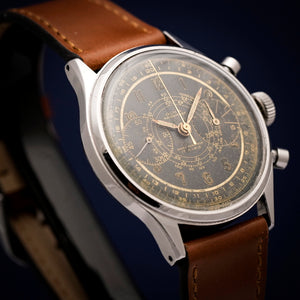 Olma chronographe Jumbo -1950- Réf.380 Cal.Landeron 48 -1950-