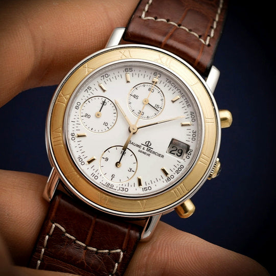 Baume & Mercier Chronographe Baumatic Transpacific -1990- Réf.6104018 Cal.ETA 2892-2 Automatique -1990-