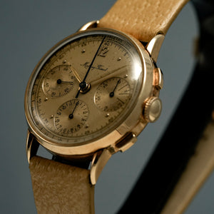 Mathey-Tissot Chronographe Or Rose -1950- Réf.108312 Cal.Valjoux 72 -1950-