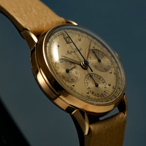 Mathey-Tissot Chronographe Or Rose -1950- Réf.108312 Cal.Valjoux 72 -1950-
