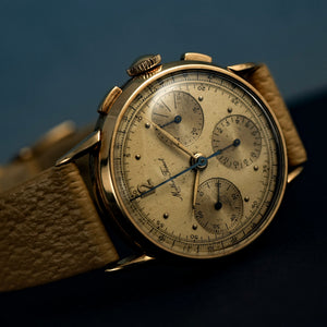 Mathey-Tissot Chronographe Or Rose -1950- Réf.108312 Cal.Valjoux 72 -1950-