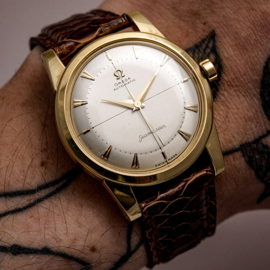 Omega Seamaster Automatique Or Jaune 18Kts -1952- Réf.2577/2520 SC Cal.Bumper 351 -1952-