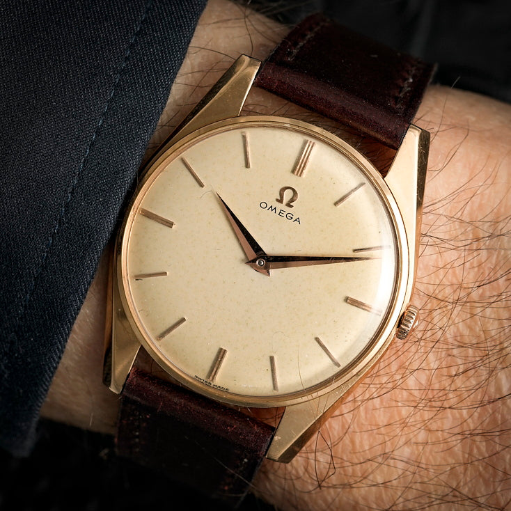 Omega Calatrava Extra Plate Or Rose 18Kts -1958- -1958-