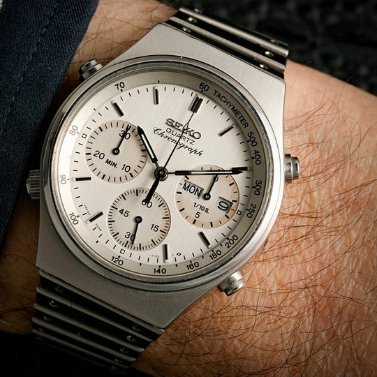 SEIKO Chronographe Multifonctions  "James Bond" -1986- Réf.7A38-7190 Cal.7A38 -1986-