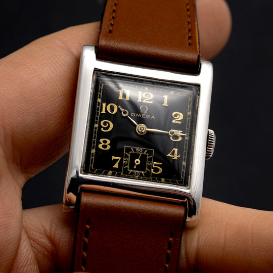 Omega Tank Argent 0.925 -1935- Réf.NA Cal.23.7ST2 -1932-