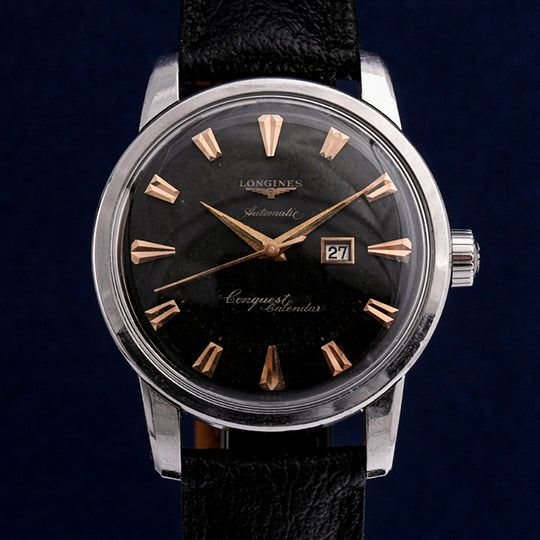montre vintage Longines Conquest Calendar Réf. 9004 8 (159)  Cal. 19ASD  -1956-