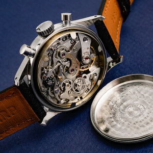 Minerva Chronographe Military  Réf. 695923  Cal. Valjoux 72  -1955-