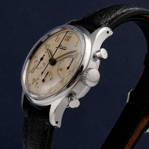 Minerva Chronographe Military  Réf. 695923  Cal. Valjoux 72  -1955-