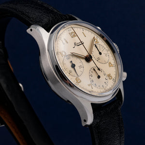 Minerva Chronographe Military  Réf. 695923  Cal. Valjoux 72  -1955-