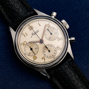 Minerva Chronographe Military  Réf. 695923  Cal. Valjoux 72  -1955-