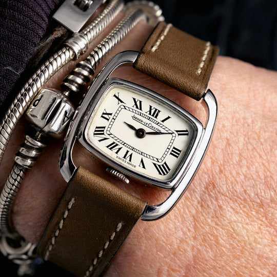 Jaeger LeCoultre Etrier acier inoxydable -1975- Réf.6147.42 Cal.846 -1975-