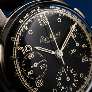 Breitling Premier Chronographe Acier -1945- Réf.787 Cal.Venus 178 -1945-