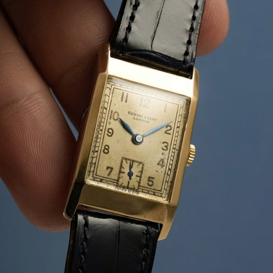 Kendal & Dent Tank or jaune 9Kts Cal.Kurth Frére K.F. 251 -1935-