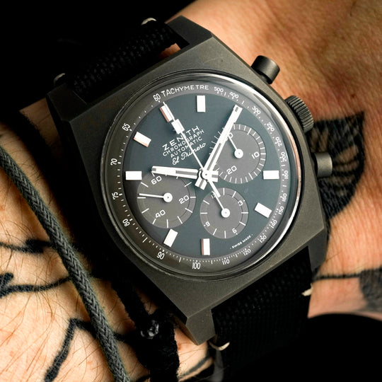 Zenith Chronomaster Revival Shadow El Primero Titane -2020- Réf.97.T384.4061/21.C822 Cal.El Primero 4061 -2020-