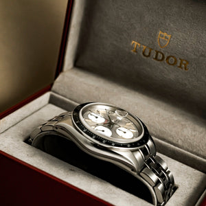Tudor Chronographe "Tiger" Prince Date Boite & Papiers -2003- Réf.79260 Cal.7750 -2003-