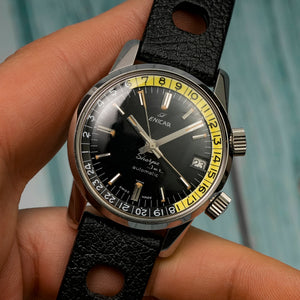 Enicar Sherpa Jet 600 GMT -1969- Réf.148-35-02 Cal.AR 1146B -1969-