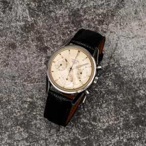 Heuer Chronographe Carrera 12 "Eggshell" Dial-1964- Réf.2447S Cal.Valjoux 72 -Circa 1964-