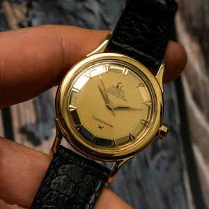 Omega Constellation de Luxe Pie Pan  Automatique or jaune 18kts -1952-  Réf. 2699  Cal. 354  -1952- (Copie)