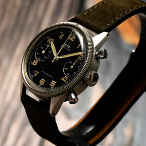 Vixa Chronographe Flyback Type 20 Armée de l’Air Française -1954- Réf.5100-54 Cal.Hanhart 4054 Flyback  -1954-