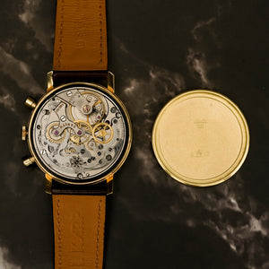 Zenith Stellina Chronographe Tricompax Or Jaune 18 kts -1960- Réf.NA Cal.146HP -1960-