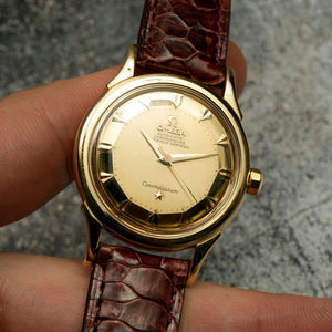 Omega Constellation Pie Pan De Luxe Or Jaune 18kts -1957- Réf.2852 / 2853 Cal.505 -1957-