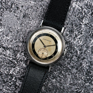 Movado Calatrava acier inoxydable "François Borgel" -1950- Réf.A93960  Cal.75 -1950-