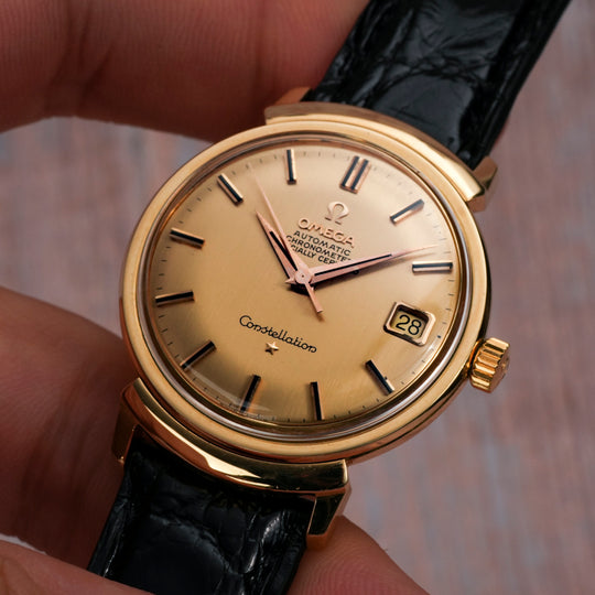 Omega Chronomètre Constellation Grand Luxe Or Jaune 18kts -1963- Réf.168002 Cal.561 -1963-