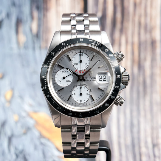 Tudor Chronographe "Tiger" Prince Date Boite & Papiers -2003- Réf.79260 Cal.7750 -2003-