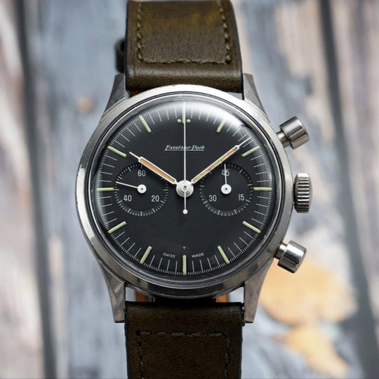 Excelsior Park Chronographe "Speedmaster" Bicompax 37 MM -1960- Réf.NA Cal.EP4-68 - 1960-