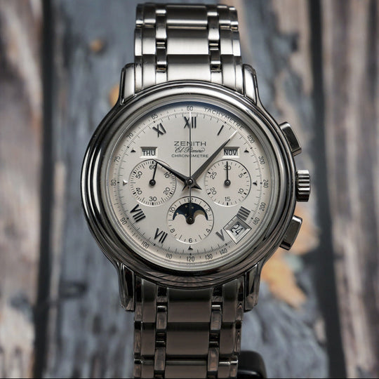 Zenith Chronographe Automatique El Primero Chronomaster -2000- Réf.02.0240.410 Triple Date Phases Lunaires 2.0240.410 Cal.El Primero 410 -2000-