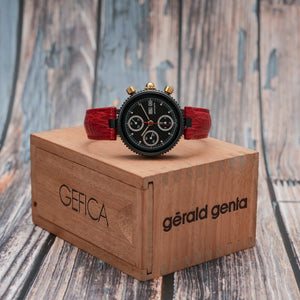 Gerald Genta Chronographe Gefica Safari PVD -2018- Réf.2989 Cal.7750 -2018-