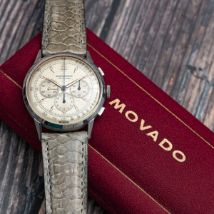 Movado Chronographe Acier 36 mm -1954- Réf.19036 Cal.M95 -Circa 1055-