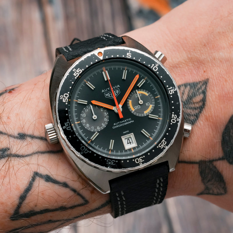 Heuer Autavia ‘Orange Boy’ MH intramatic -1973-