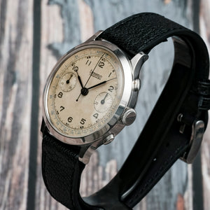 Eberhard & Co. Chronographe Pre Extra-Fort Jumbo -1941- Réf.NA Cal.16000 / Valjoux 65 -1941-