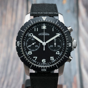 Guinand Chronographe Starfighter Pilot Réf.42.50 BW Cal.Valjoux 7753 -2019-