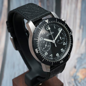 Guinand Chronographe Starfighter Pilot Réf.42.50 BW Cal.Valjoux 7753 -2019-