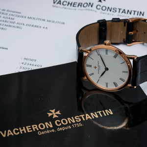 Vacheron Constantin  Patrimony Extra-Plate Or Rose18kts -2001- Réf.33093 Cal.1003/2 -1990-