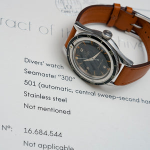 Omega Seamaster 300 "Lollipop" Acier Automatique  -1961- Réf.CK 2913 – 7 Cal.501 -1961-