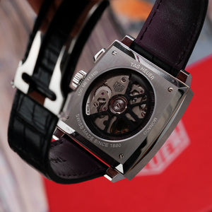 TAG Heuer Monaco Purple Dial Édition Limitée 500 Pcs -2022- Réf.CBL2118.FC6518 Cal.Heuer 02  -2022-