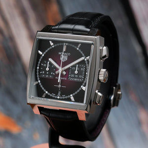 TAG Heuer Monaco Purple Dial Édition Limitée 500 Pcs -2022- Réf.CBL2118.FC6518 Cal.Heuer 02  -2022-